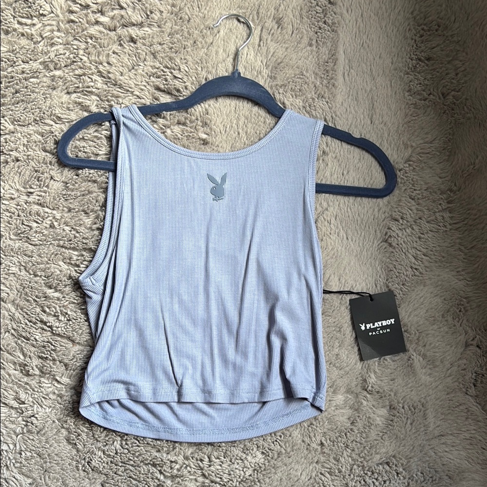 Playboy Women's Gray Tank Top